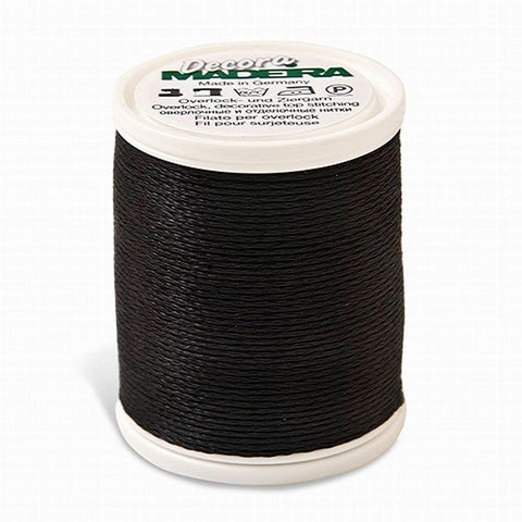 DECORA NO. 6 EBONY 110YD/100M MADEIRA THREAD RAYON