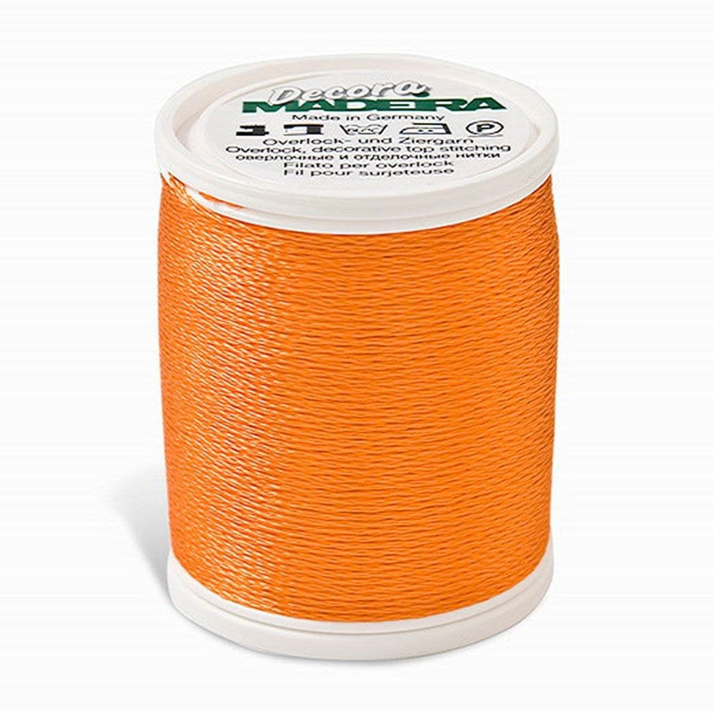 DECORA NO. 6 TANGERINE 110YD/100M MADEIRA THREAD RAYON