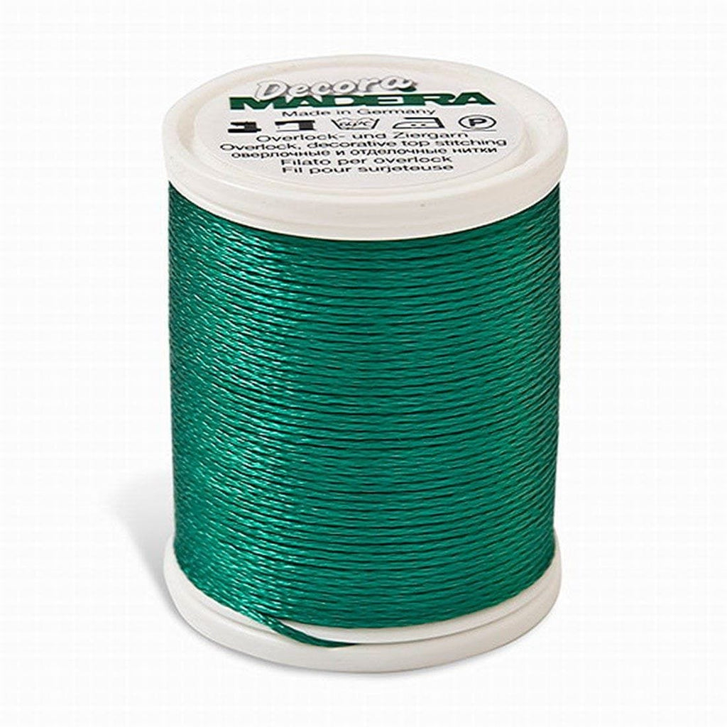 DECORA NO. 6 PINE GREEN 110YD/100M MADEIRA THREAD RAYON