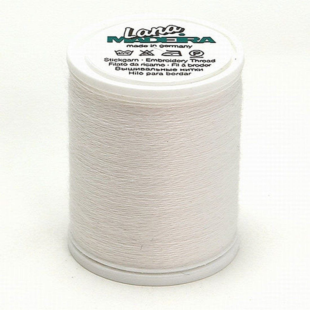 LANA NO. 12 WHITE 220YD/200M MADEIRA THREAD WOOL ACRYLIC