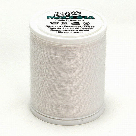 LANA NO. 12 WHITE 220YD/200M MADEIRA THREAD WOOL ACRYLIC