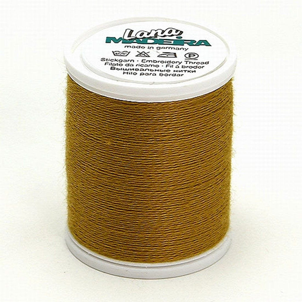 LANA NO. 12 DEEP GOLD 220YD/200M MADEIRA THREAD WOOL ACRYLIC