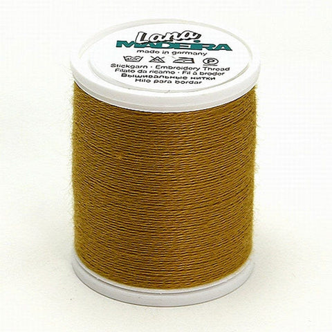 LANA NO. 12 DEEP GOLD 220YD/200M MADEIRA THREAD WOOL ACRYLIC