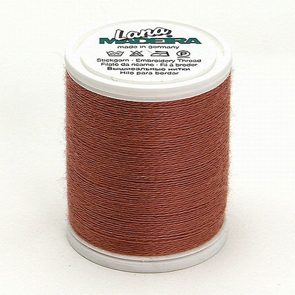LANA NO. 12 MEIUM BURGUNDY 220YD/200M MADEIRA THREAD WOOL ACRYLIC