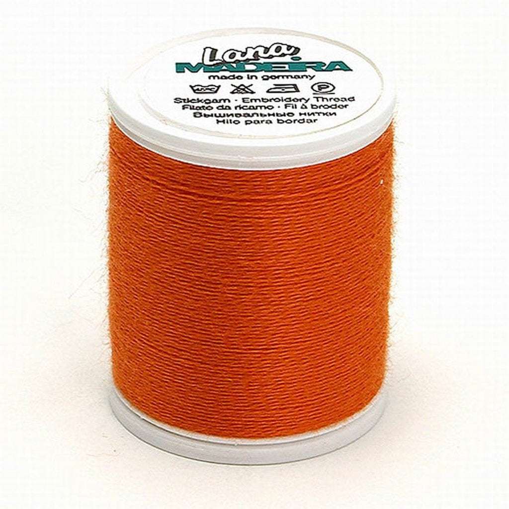 LANA NO. 12 PUMPKIN 220YD/200M MADEIRA THREAD EMBROIDERY 220YD