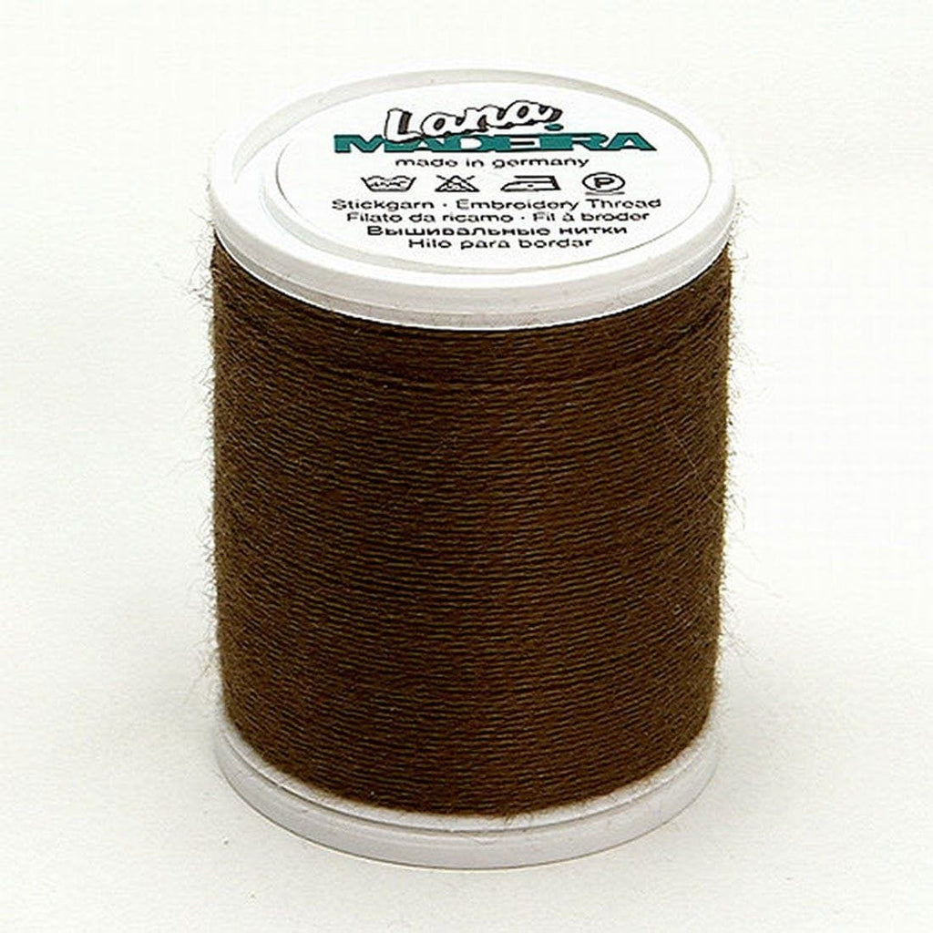 LANA NO. 12 BROWN 220YD/200M MADEIRA THREAD BROWN 220YD