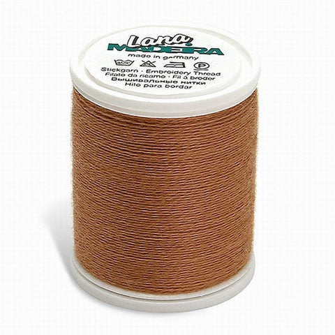 LANA NO. 12 MEDIUM DARK ECRU 220YD/200M MADEIRA THREAD WOOL ACRYLIC