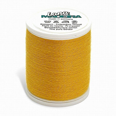 LANA NO. 12 GOLDEN YELLOW 220YD/200M MADEIRA EMBROIDERY THREAD 220YD
