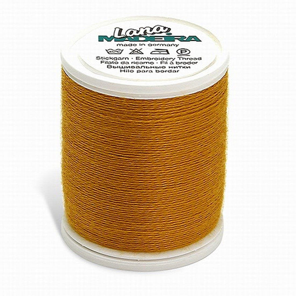 LANA NO. 12 MINE GOLD 220YD/200M MADEIRA THREAD EMBROIDERY 220YD