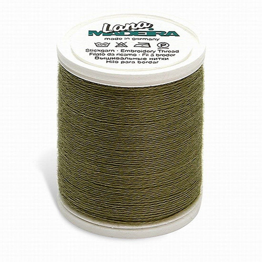LANA NO. 12 PALE OLIVE 220YD/200M MADEIRA THREAD WOOL ACRYLIC