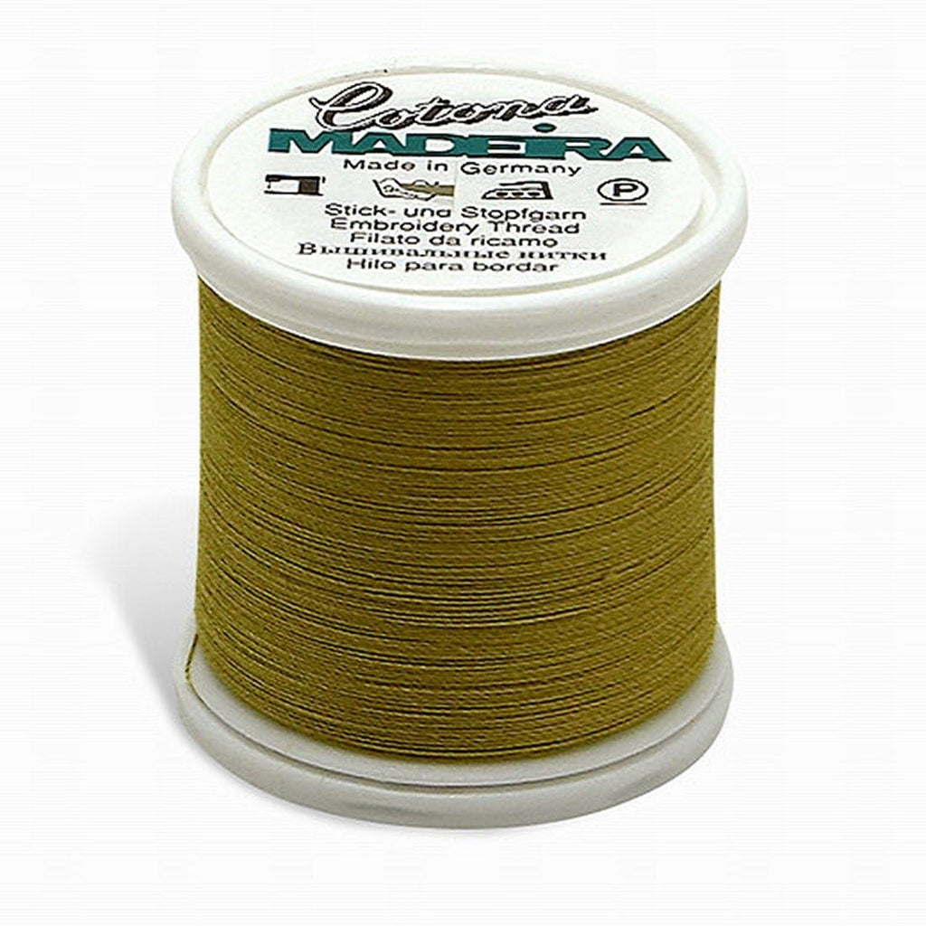 COTONA NO. 30 MUSTARD YELLOW MADEIRA THREAD 220YD/200M