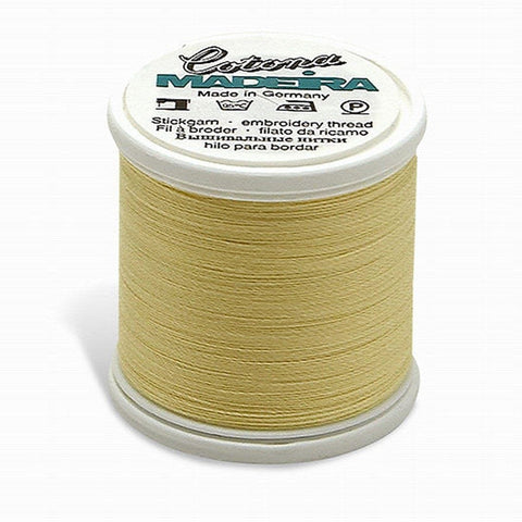 COTONA NO. 30 PALE YELLOW 220YD/200M MADEIRA THREAD 220YD/200M