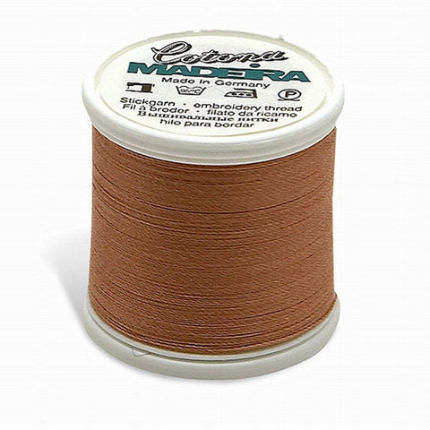 COTONA NO. 30 MEDIUM DARK ECRU MADEIRA THREAD 220YD/200M