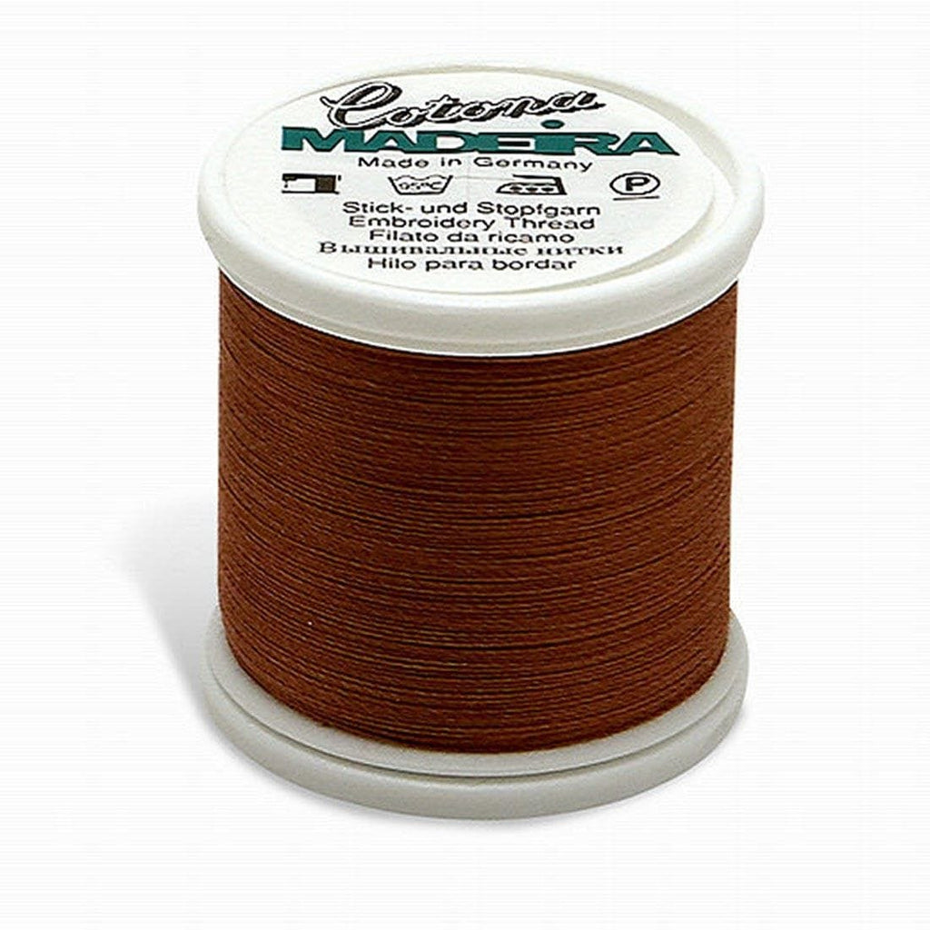 COTONA NO. 30 LIGHT CHOCOLATE BROWN MADEIRA THREAD 220YD/200M