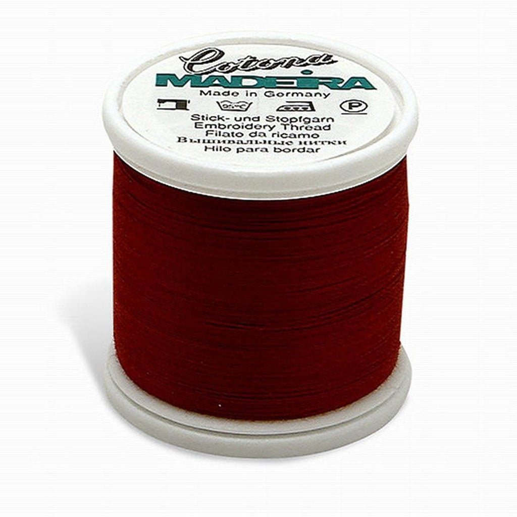 COTONA NO. 30 BRICK RED MADEIRA THREAD 220YD/200M