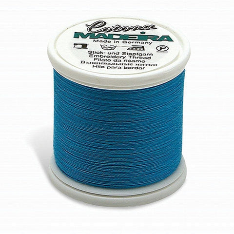 COTONA NO. 30 TURQUOISE MADEIRA THREAD 220YD/200M