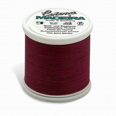 COTONA NO. 30 PURPLE MADEIRA THREAD 220YD/200M