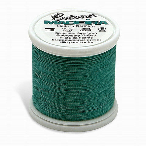 COTONA NO. 30 TEAL MADEIRA THREAD 220YD/200M