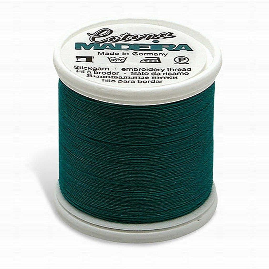 COTONA NO. 30 DARK TEAL MADEIRA THREAD 220YD/200M