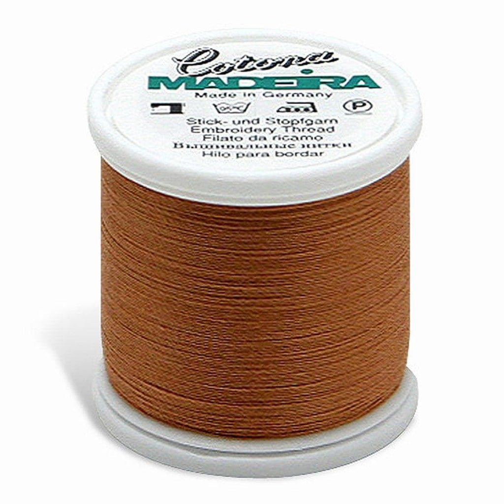 COTONA NO. 30 MEDIUM TAWNEY TAN MADEIRA THREAD 220YD/200M
