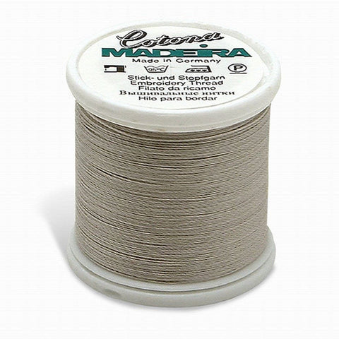 COTONA NO. 30 SILVER GRAY MADEIRA THREAD 220YD/200M