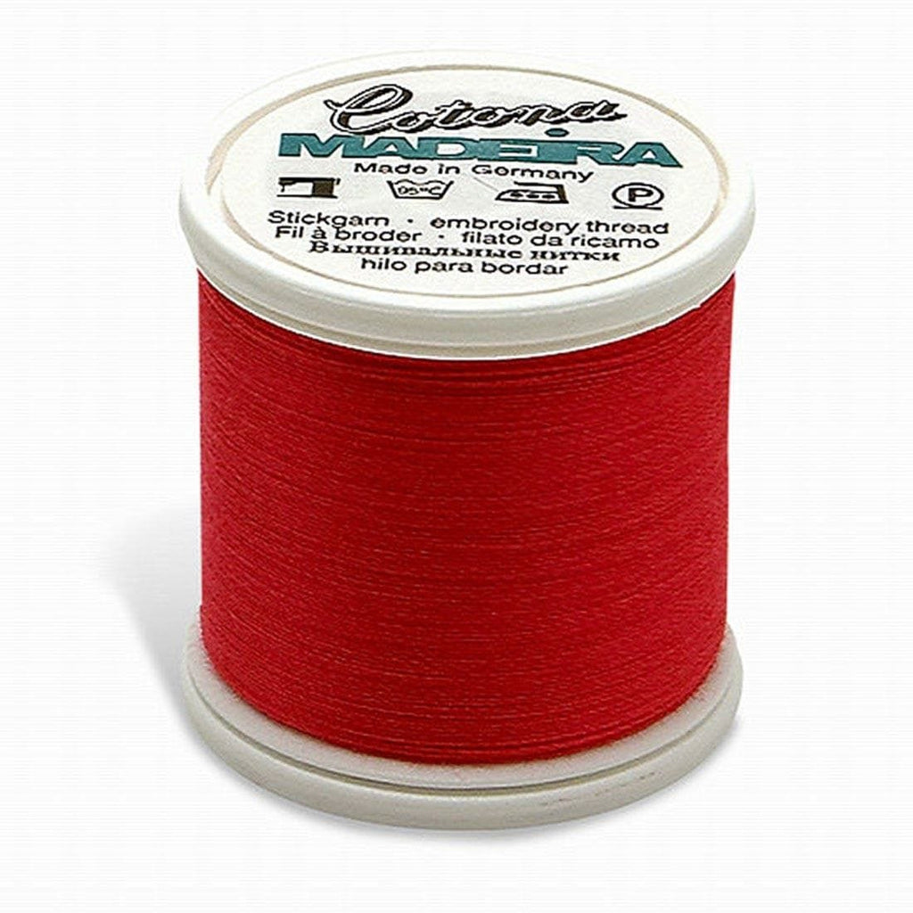 COTONA NO. 30 HOT PINK 220YD/200M MADEIRA THREAD - 220YD/200M