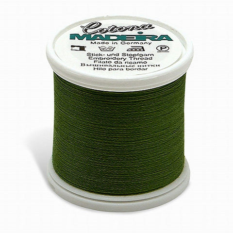 COTONA NO. 30 MEDIUM DARK AVOCADO MADEIRA THREAD 220YD/200M