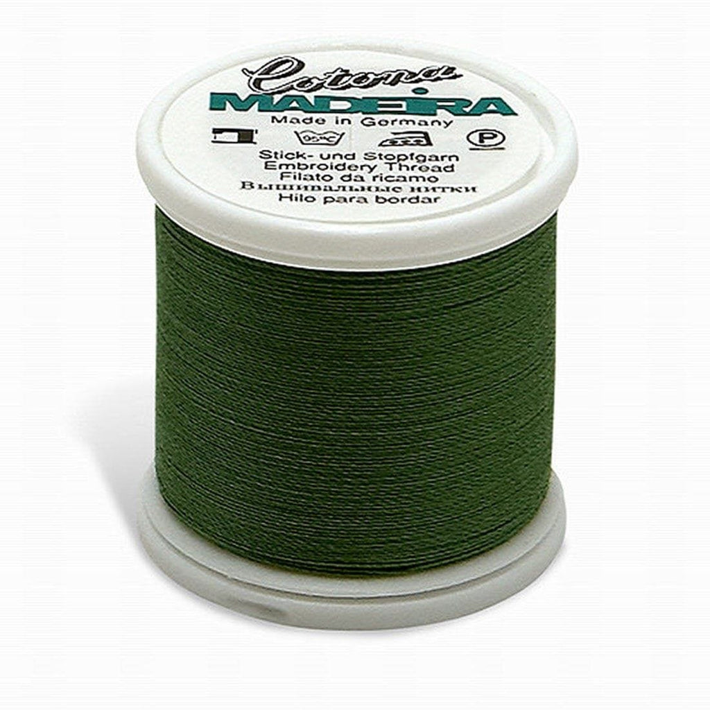 COTONA NO. 30 DARK AVOCADO MADEIRA THREAD 220YD/200M