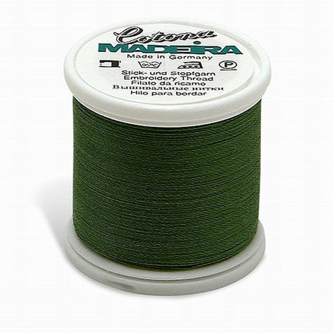 COTONA NO. 30 DARK AVOCADO MADEIRA THREAD 220YD/200M