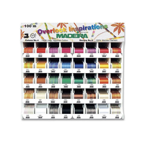 Madeira Overlock Inspirations Cotona 4 And Decora 6- 40 Colors