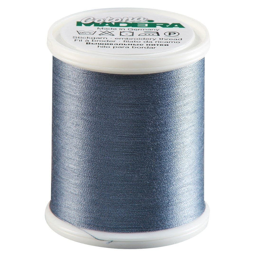 COTONA 50 STEEL GREY 1100 YD MADEIRA QUILTING THREAD