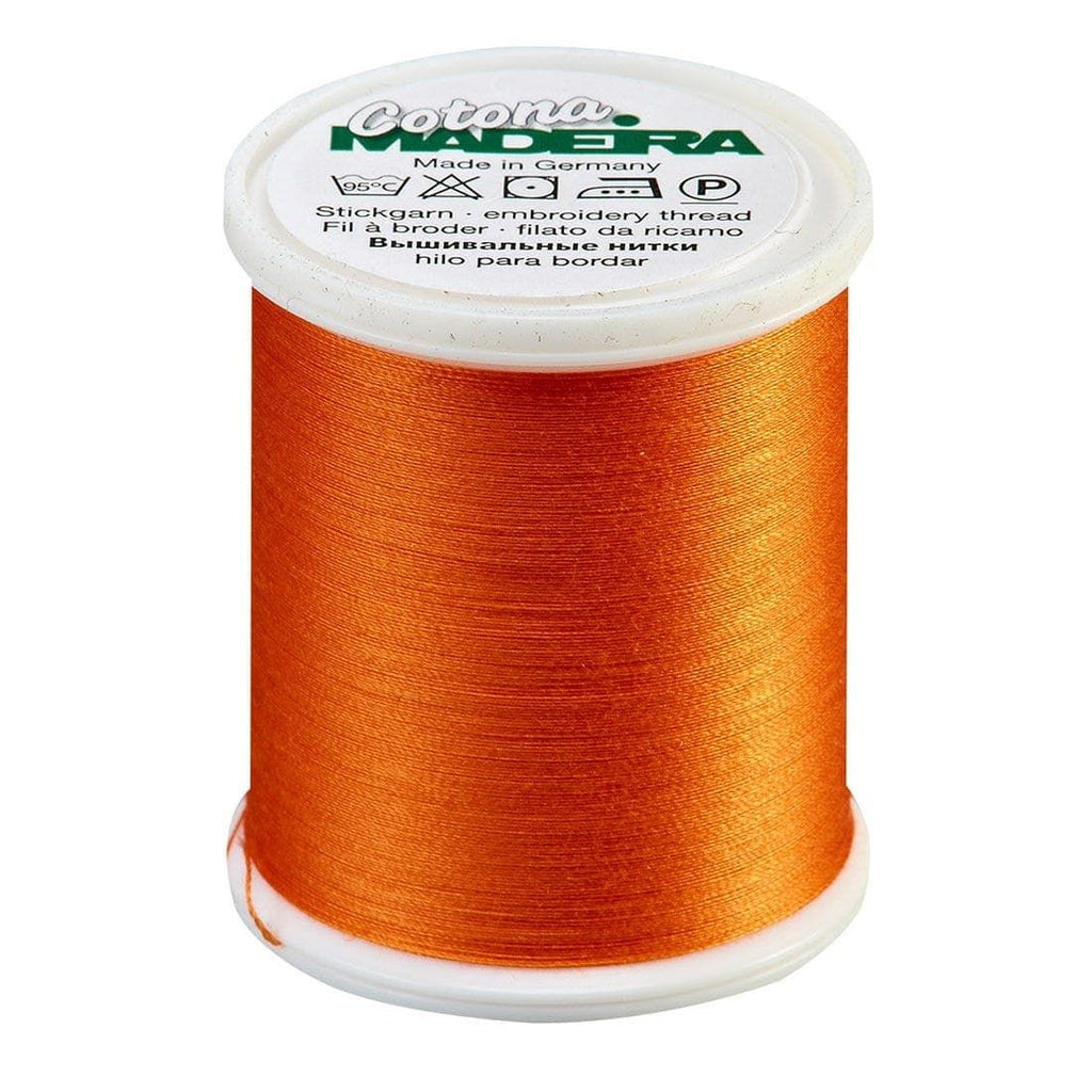COTONA 50 ORANGE 1100 YD MADEIRA QUILTING THREAD