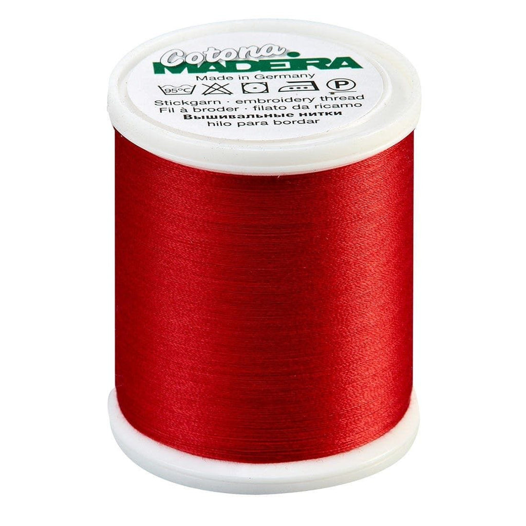 COTONA 50 RED 1100YD MADEIRA QUILTING THREAD