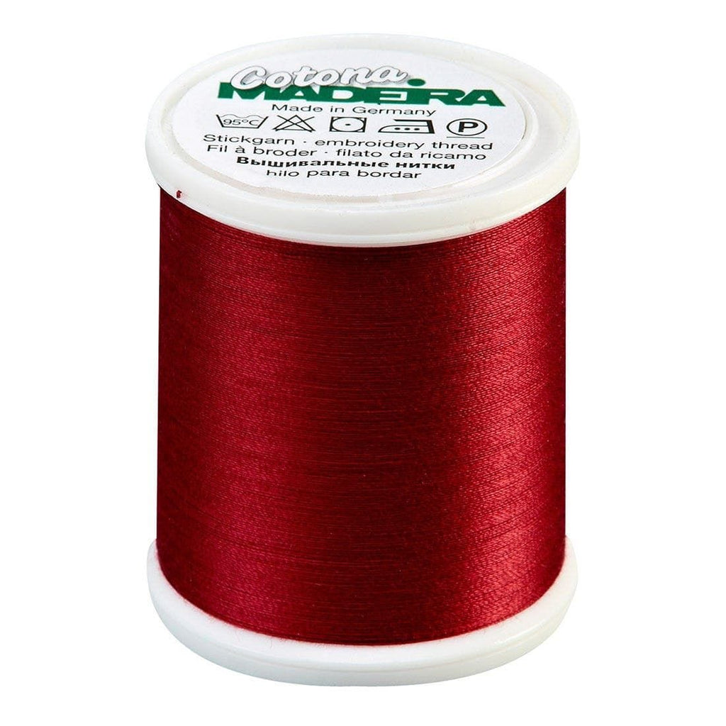 COTONA 50 BRICK RED 1100 YD MADEIRA QUILTING THREAD