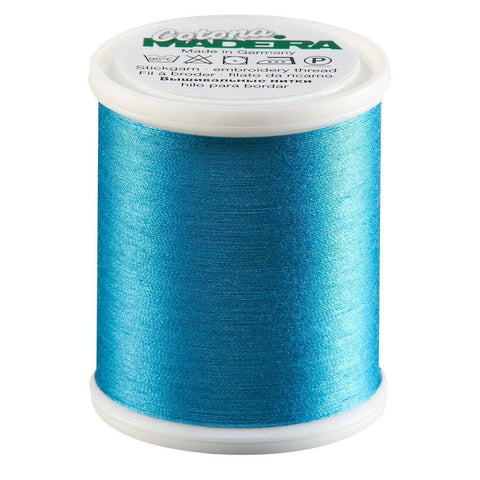COTONA 50 PEACOCK BLUE 1100 YD MADEIRA QUILTING THREAD