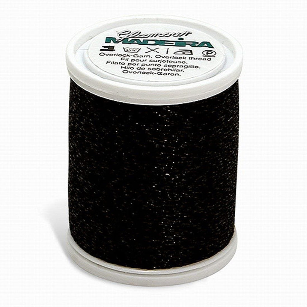 GLAMOUR NO. 8 DARK PURPLE/BLK MADEIRA THREAD 110YD/100M