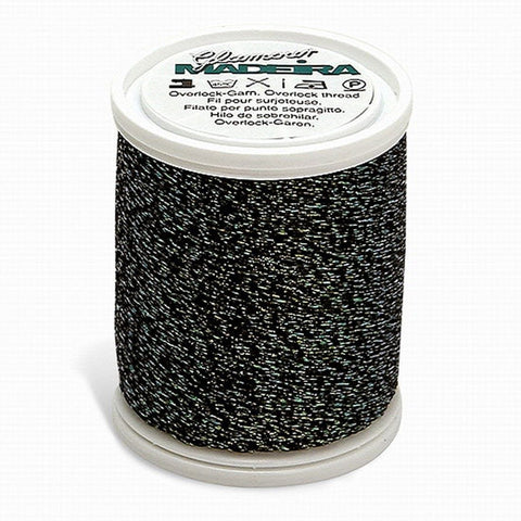 GLAMOUR NO. 8 GREEN BLACK COPPER 110YD/100M MADEIRA THREAD 110YD/100M