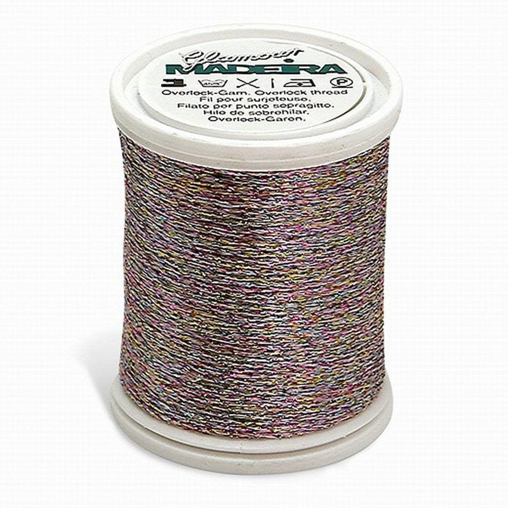 GLAMOUR NO. 8 PINK/BLUE/GOLD MADEIRA THREAD 110YD/100M