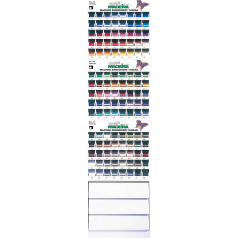 Madeira Rayon 40 1100 YD Full Collection Thread Display 120 Colors 9841
