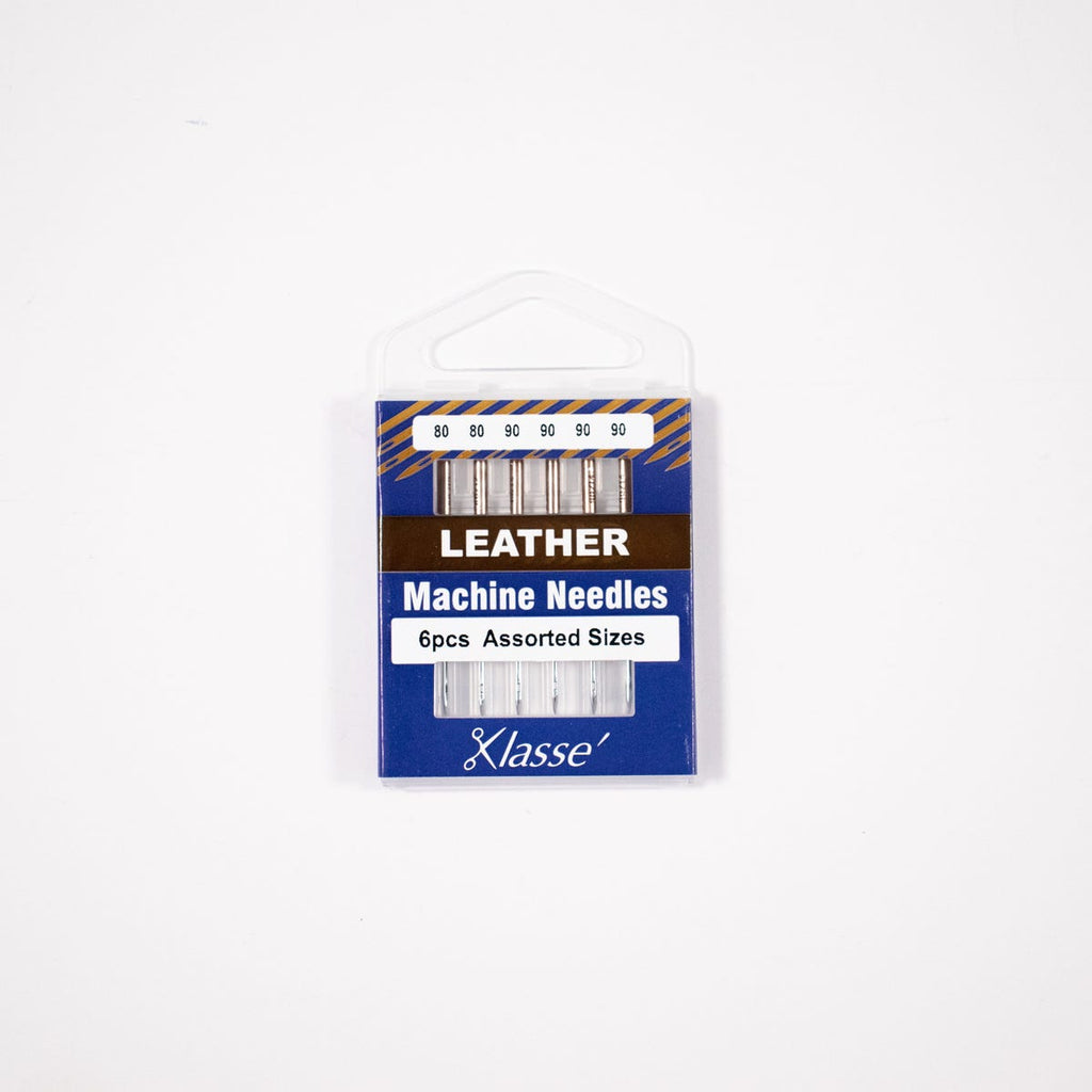 Klasse Leather Needle Asst 80/12 (X2), 90/14 (X4), Bundle Of 5