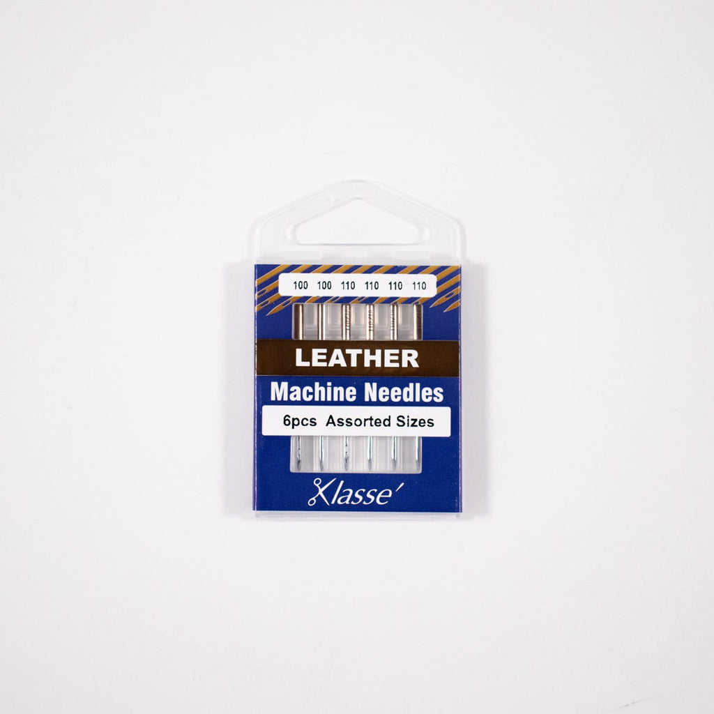 Klasse Leather Needle Asst 100/16 (X2), 110/18 (X4), Bundle Of 5