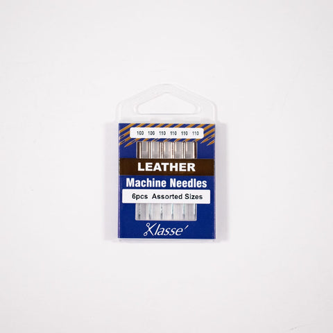 Klasse Leather Needle Asst 100/16 (X2), 110/18 (X4), Bundle Of 5