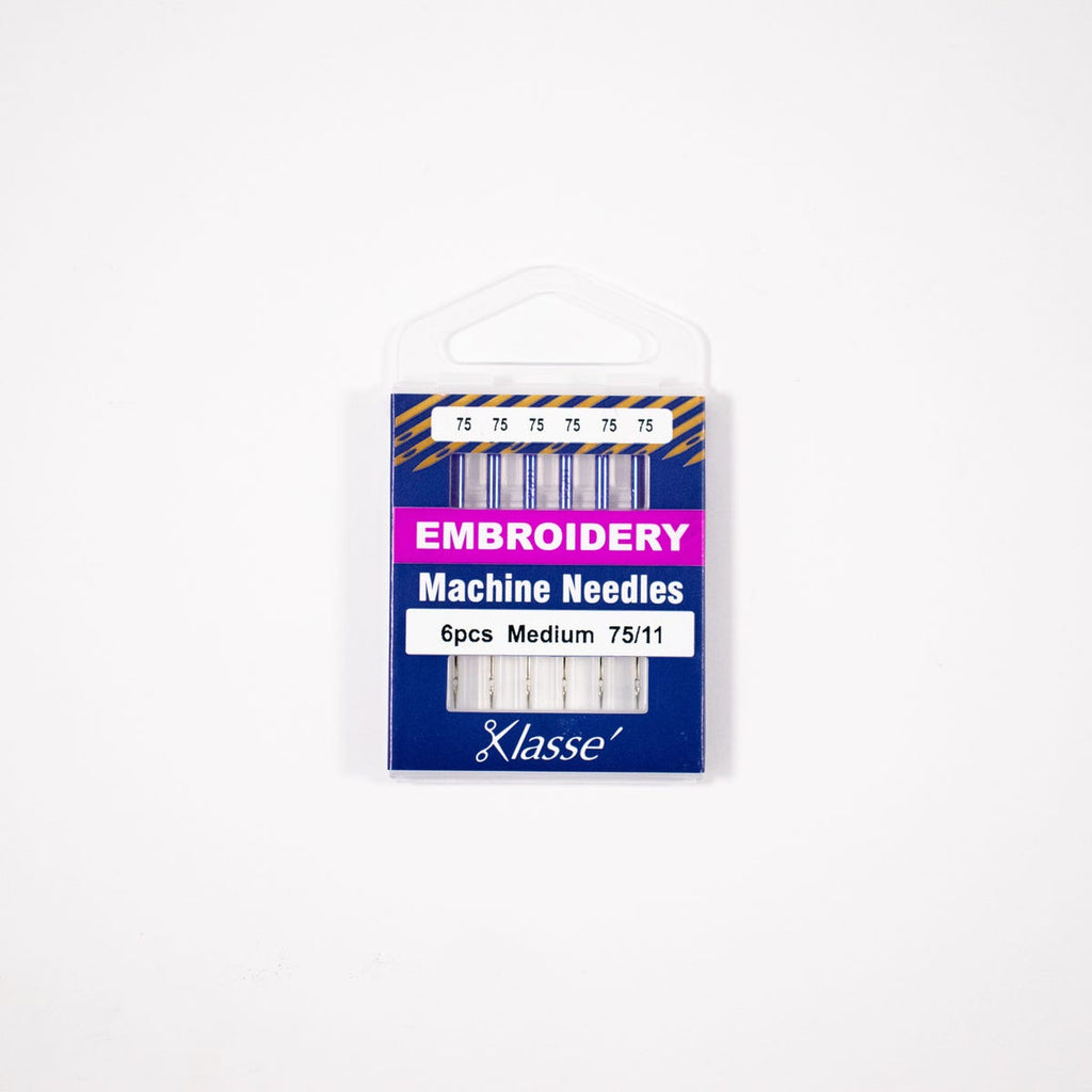 Klasse AA5108.075 75/11 Embroidery Needles, 6-Pack