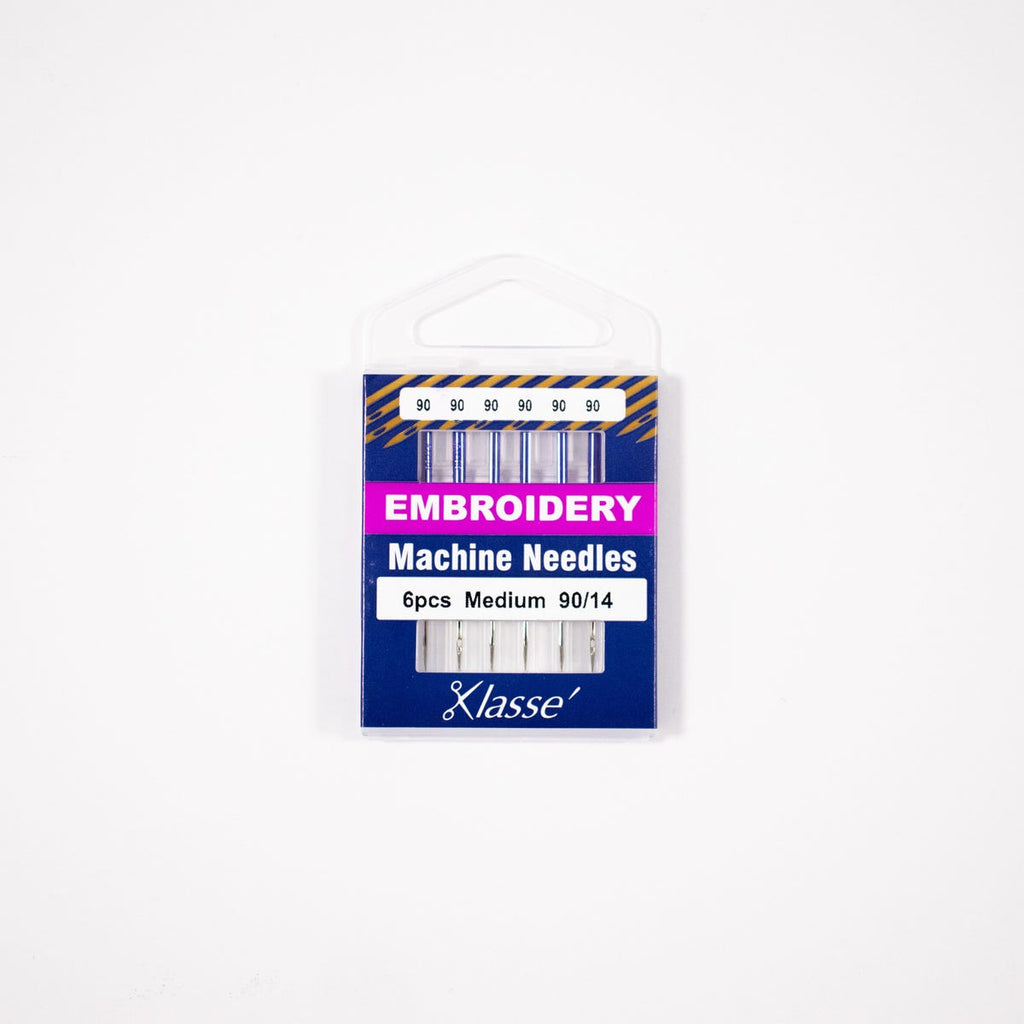 Klasse AA5108.090 Embroidery Needles, Medium, 90/14, 6 Pack
