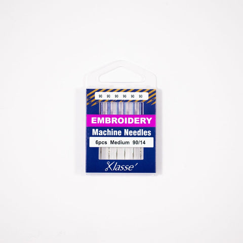 Klasse AA5108.090 Embroidery Needles, Medium, 90/14, 6 Pack