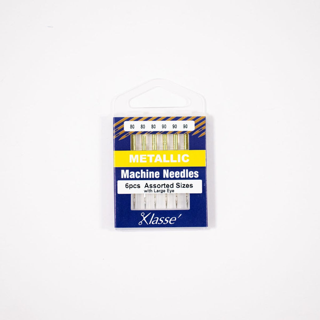 Klasse Metallic Needle Asst (X3 Ea) 80/12, 90/14, Bundle Of 5