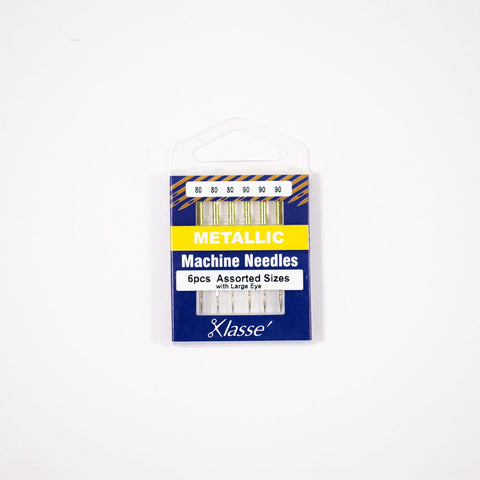 Klasse Metallic Needle Asst (X3 Ea) 80/12, 90/14, Bundle Of 5