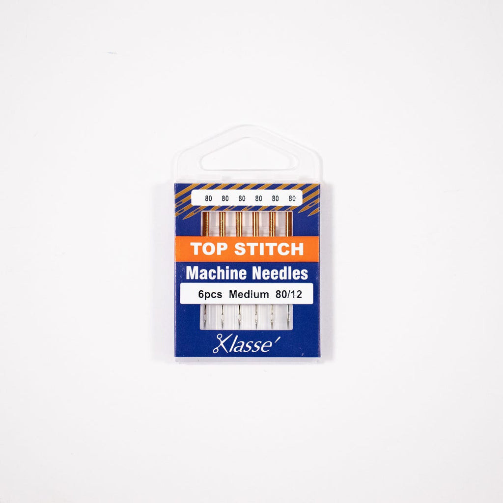 Klasse Topstitch 80/12, 6 Needles, Bundle Of 5