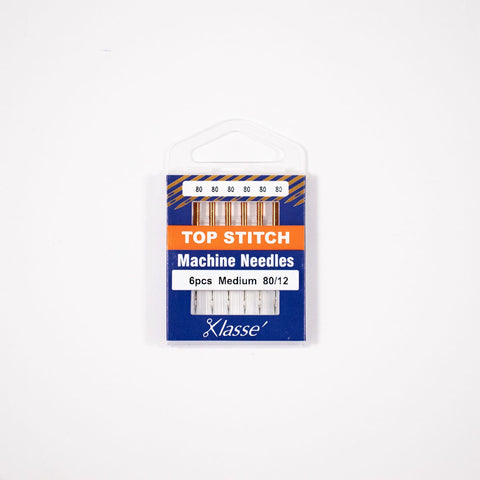 Klasse Topstitch 80/12, 6 Needles, Bundle Of 5