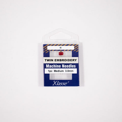 Klasse Twin Embroidery3.0mm/75, 1 Needle, Bundle Of 5